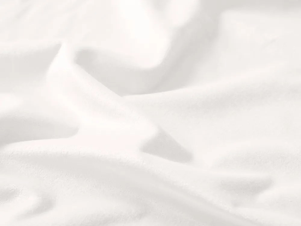 Biante Zamatový okrúhly obrus Velvet Premium SVP-024 Krémovo biely Ø 100 cm