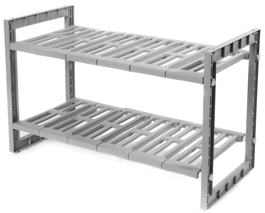 Police do skrinky pod drez s nastaviteľnou šírkou Compactor Expandable Shelf
