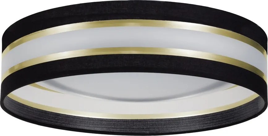 LED stropné svietidlo CORAL GOLD LED/24W/230V čierna/zlatá