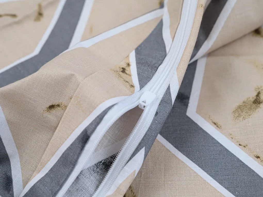 Bavlnené obliečky SORGI krémové Rozmer obliečky: 70 x 90 cm | 140 x 200 cm