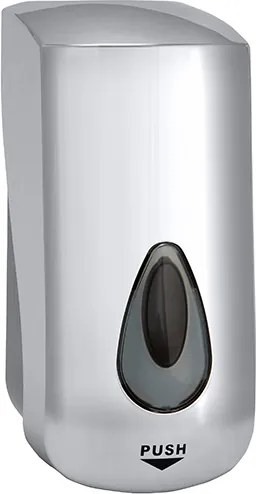 Bemeta Design Dávkovač mydla, 1000 ml, plast, sivá - 121209037