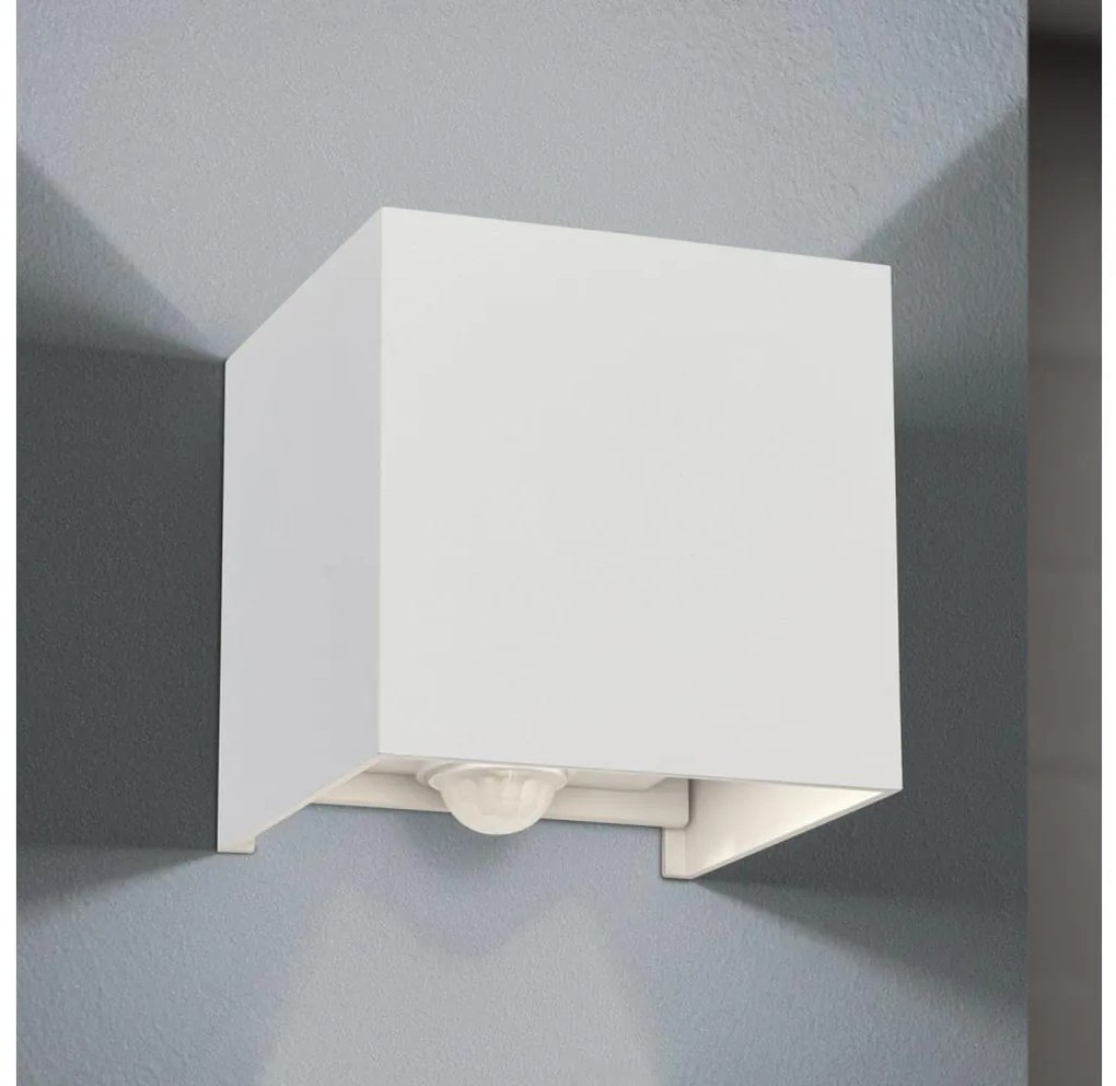 Orion AL 11-1314 - LED vonkajšie nástenné svietidlo s čidlom CUBE-S LED/13W/230V