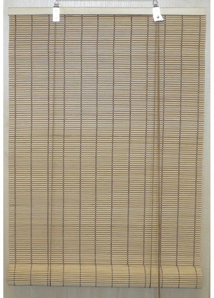 Bambusová roleta v prírodnej farbe 120x160 cm Brutus – Gardinia