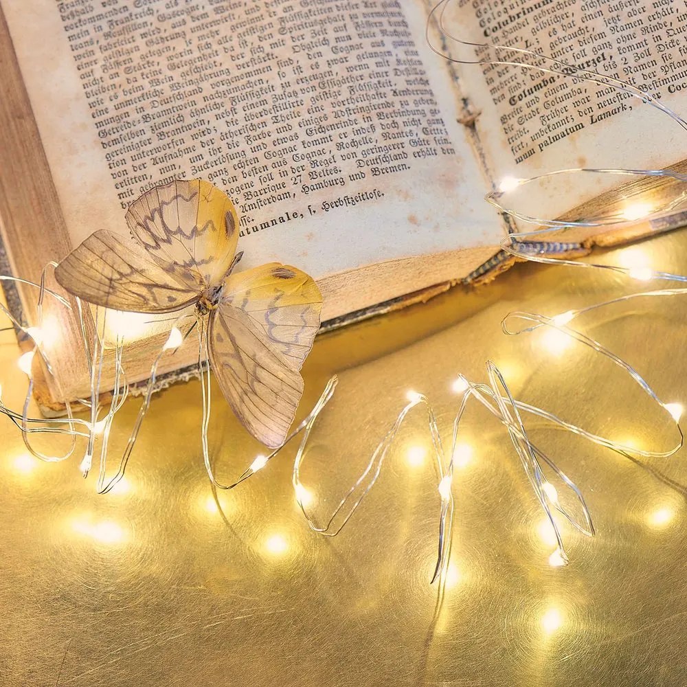 TWINE LIGHTS Svetelná reťaz s USB 100 svetiel
