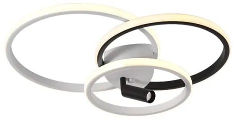 LED Stmievateľné stropné svietidlo LED/70W/230V 3000-6500K biela/čierna + DO
