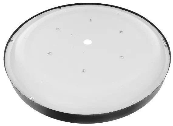 Stropné svietidlo CLEO 6xE27/24W/230V pr. 80 cm čierna