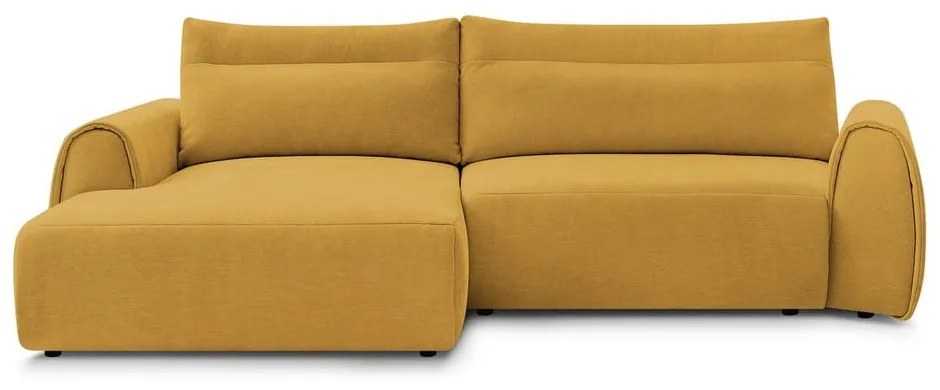 Okrovožltá rohová pohovka Aden – Bobochic Paris
