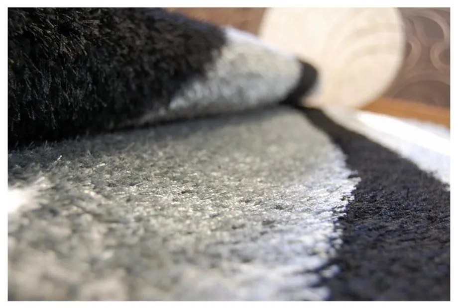 Luxusný kusový koberec Shaggy Antis šedý 80x150cm
