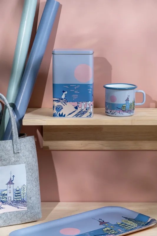 Hrnček Moomin Sunset 0,55l, smalt / modrý