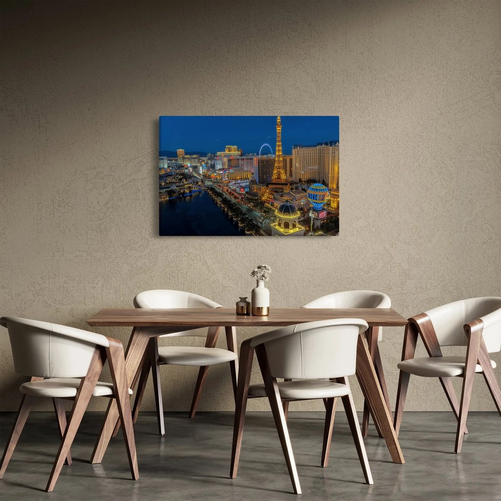 Obraz nočného Las Vegas (90x60 cm)