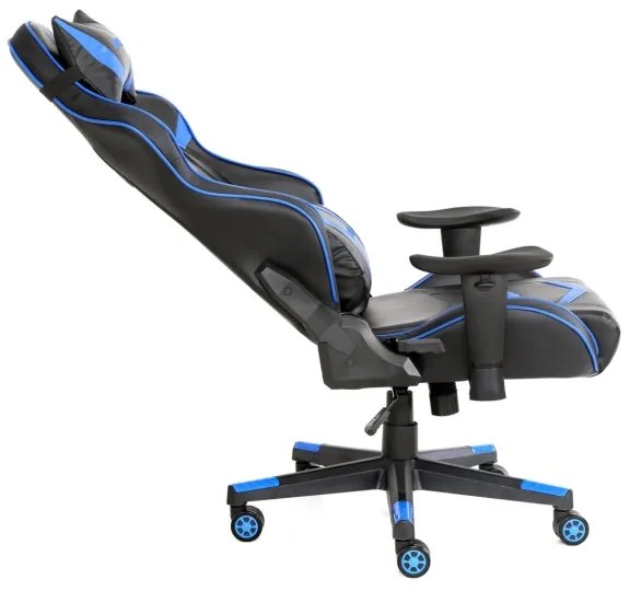 Herné kreslo VARR Nascar čierna/modrá