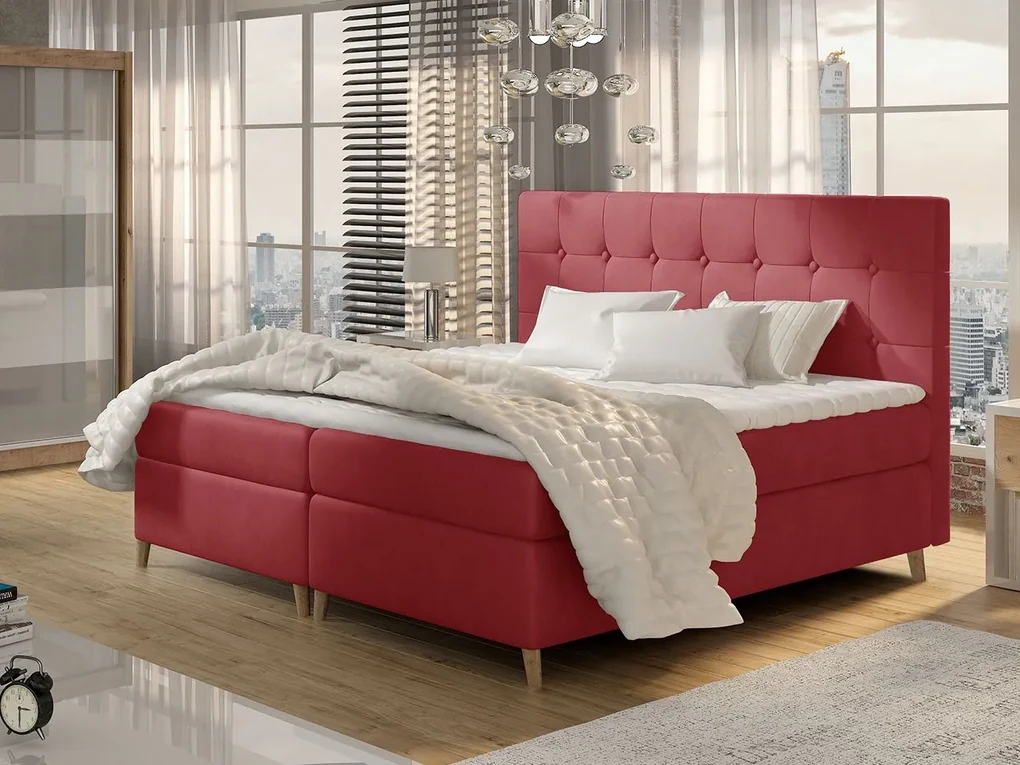 Kontinentálna posteľ Crete, Rozmer postele: 120x200, Dostupné poťahy: Magic Velvet 2257