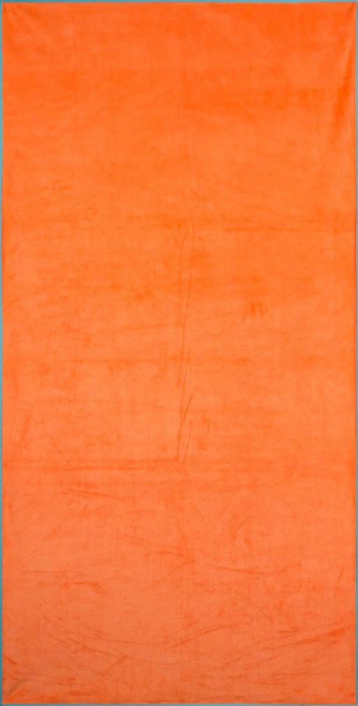 RÝCHLOSCHNÚCA PLÁŽOVÁ OSUŠKA Z MIKROVLÁKNA IGA 80X160 CM ORANŽOVÁ