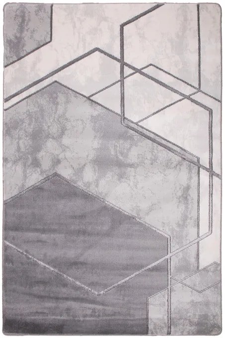 Koberec Diamond K8781S strieborný