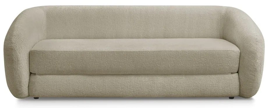 Svetlohnedá ženilková rozkladacia pohovka 228 cm Neyo – Bobochic Paris