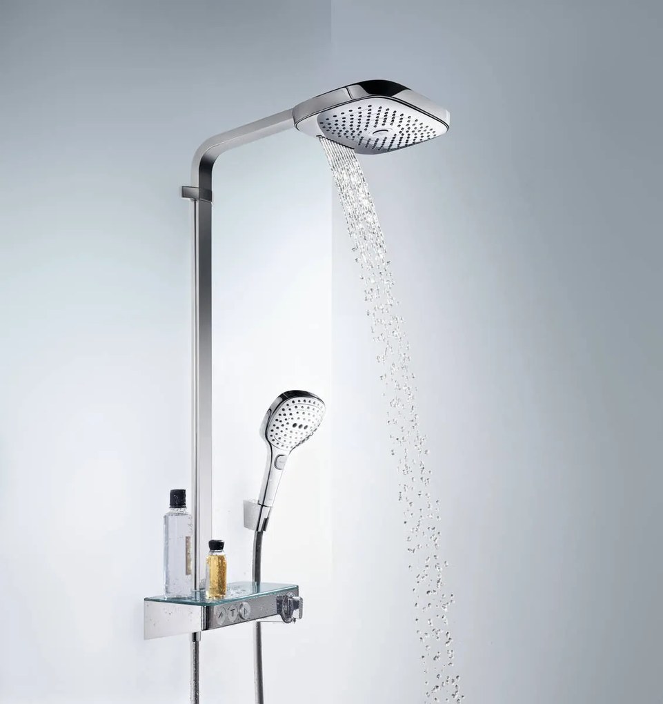 Hansgrohe Raindance Select E, Showerpipe 300 3jet s termostatom ShowerTablet Select 300, chrómová, HAN-27127000