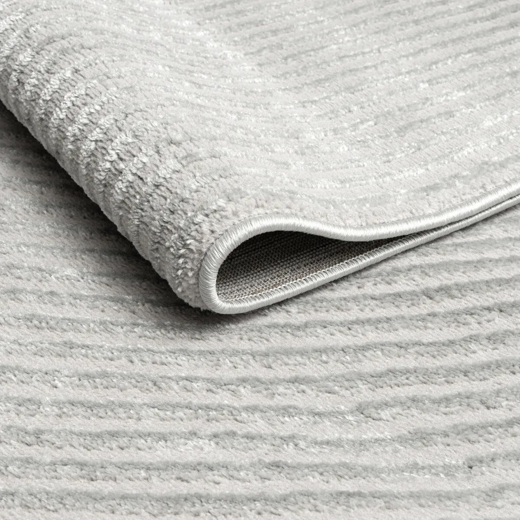 Angel Carpet, Kusový koberec Zafiro 19 Grey, 80x150, šedá, kancelária