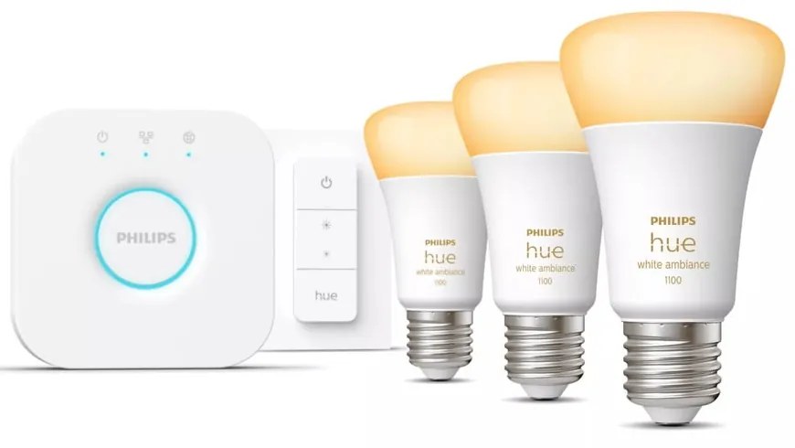 Inteligentný štartovací balíček 5 ks E27, 11 W White ambiance – Philips Hue