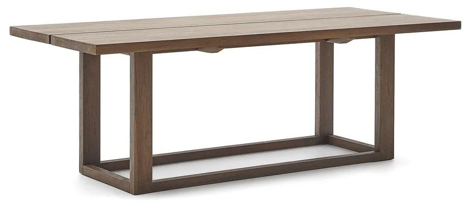 Jedálenský stôl z tíkového dreva v prírodnej farbe 100x220 cm Sashi – Kave Home