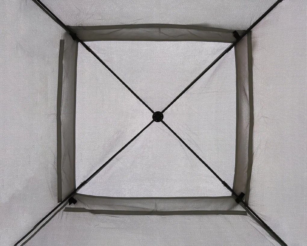 JU Skladací pavilón 3 x 3 x 2,65 m (pop-up) so 4 stenami z sieťoviny proti hmyzu