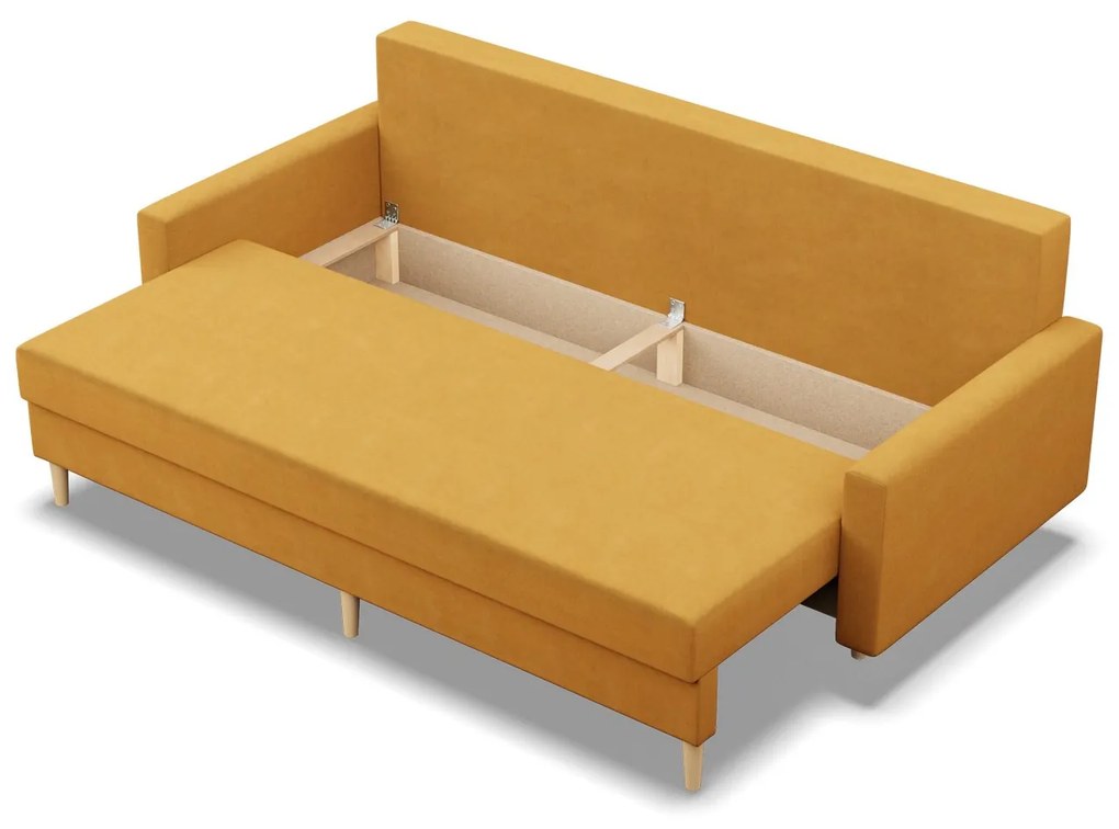 Veľká rozkladacia pohovka ETNA Žltá