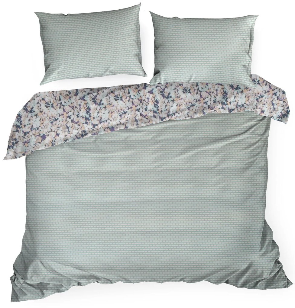 MAKOSATÉNOVÉ OBLIEČKY ESPRIT05 160X200 CM, 2 KS 70X80 CM VZOROVANÉ