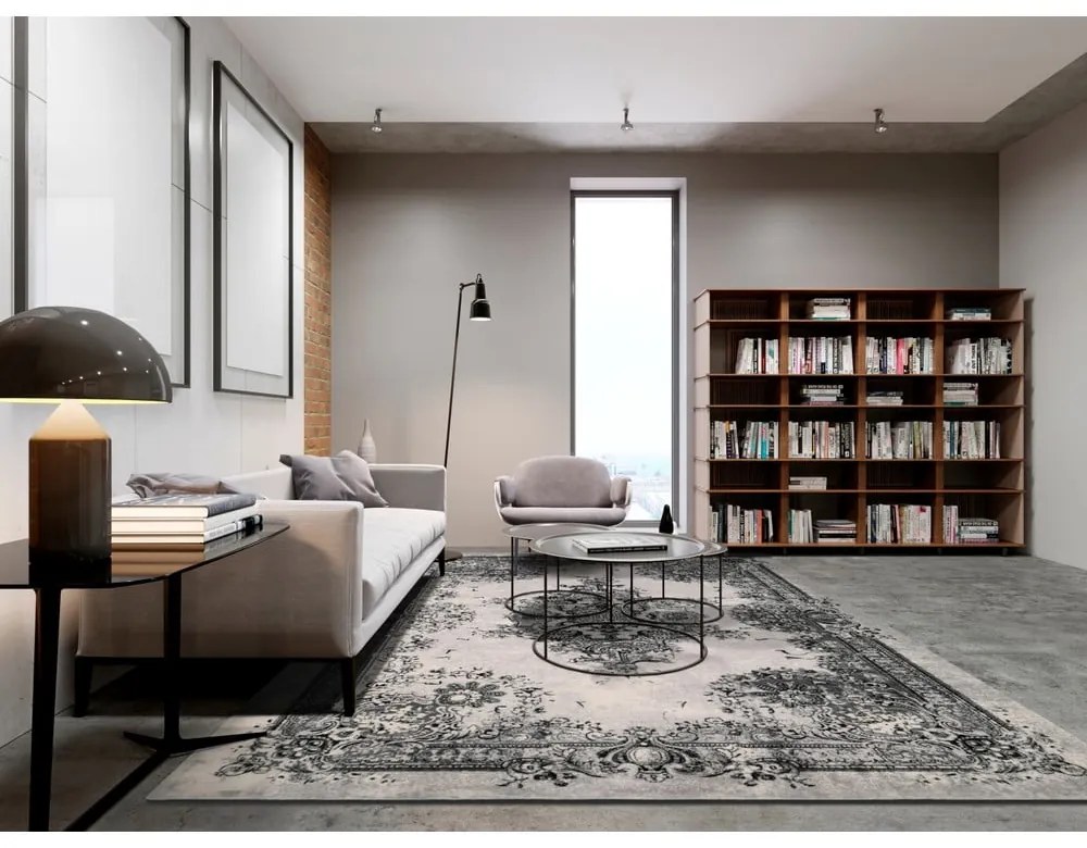 Sivý vlnený koberec 160x240 cm Meri – Agnella