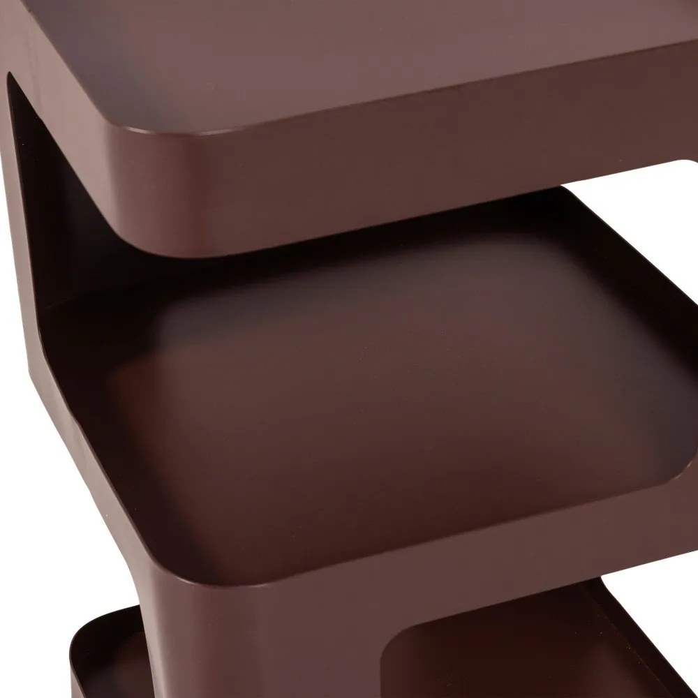 Kovový odkladací stolík 35x35 cm Riv – WOOOD