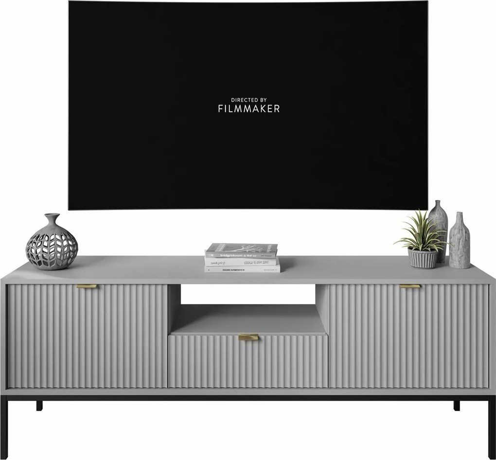TV stolík CORA šedá matná