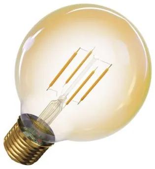 EMOS LED Vintage filamentová žiarovka, E27, G95, 4W, 380lm, teplá biela