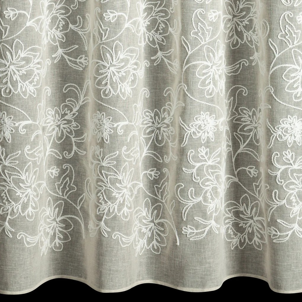 ZÁVES NA KRÚŽKOCH LILY 140X250 CM BÉŽOVÁ