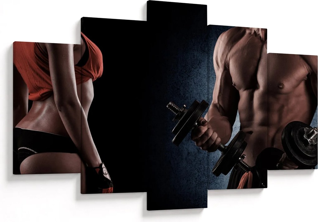 Obraz - Fitness (150x105 cm)