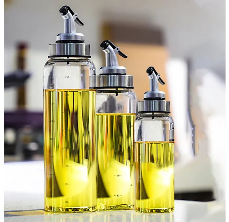 Zeller Present Fľaša na olej / ocot, s dávkovačom a odmernou stupnicou 500ml CHIP