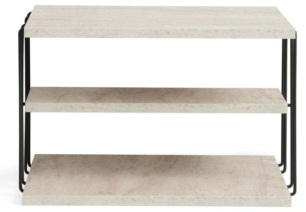 Odkladací stolík Lifon Black Travertine