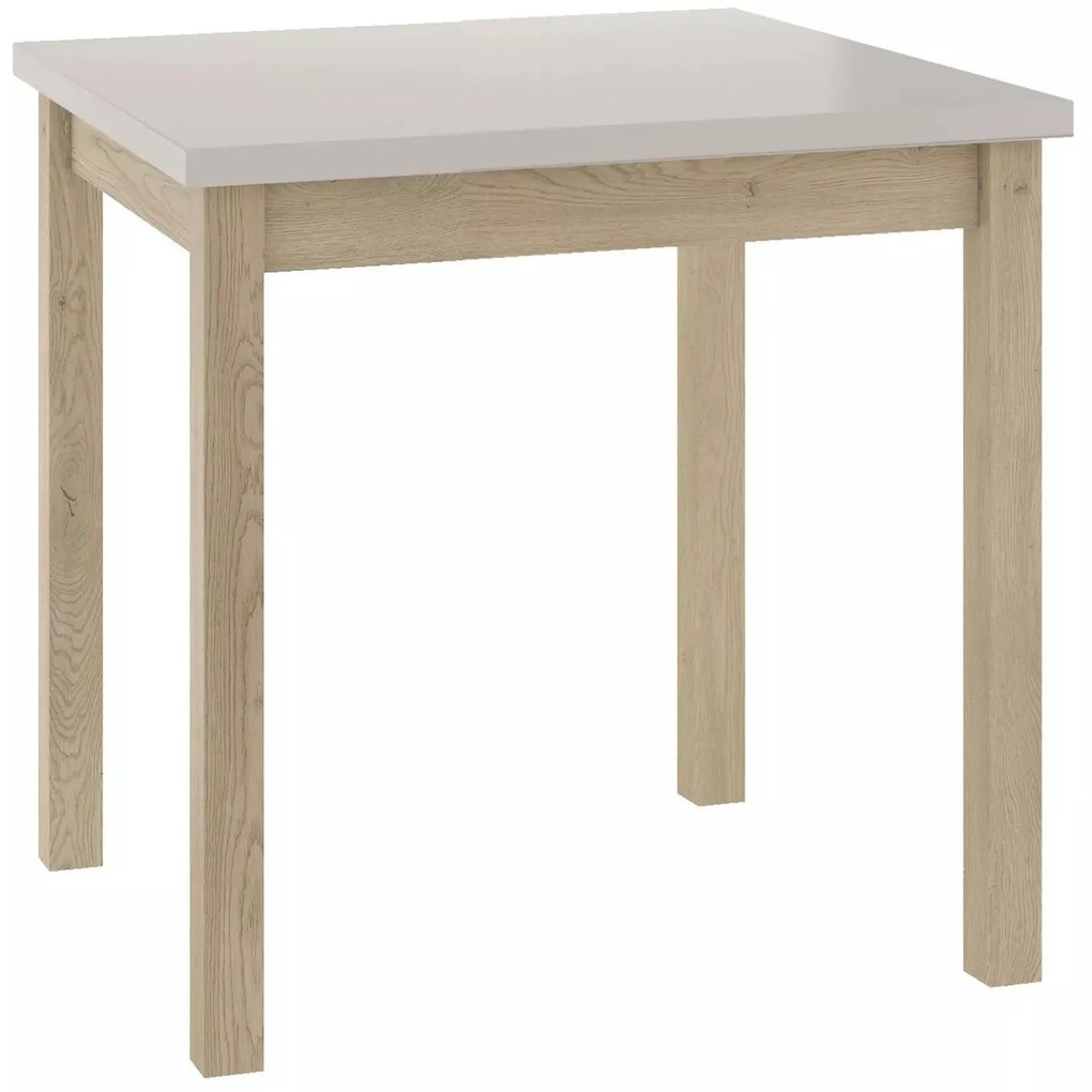 Jedálenský stôl Adam 80 cm kašmír/dub cremona torro