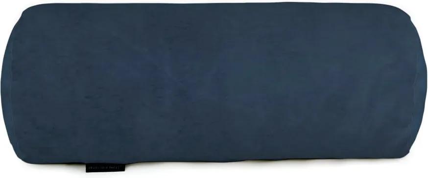 Námornicky modrý dekoratívny vankúš Velvet Atelier, 50 × 20 cm