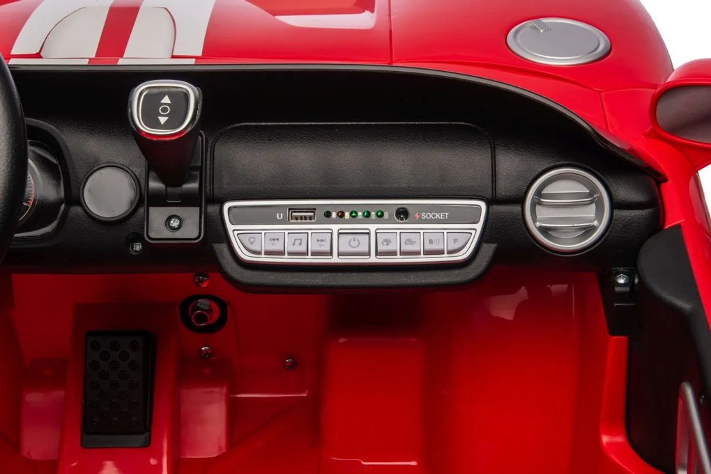 Elektrické autíčko pre deti Ford GT červené