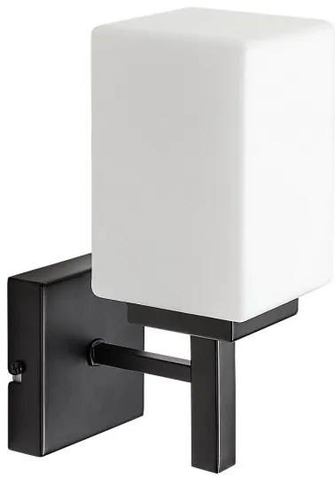 Rabalux 71061 - Kúpeľňové nástenné svietidlo ZENKAI 1xE14/10W/230V IP44 čierna
