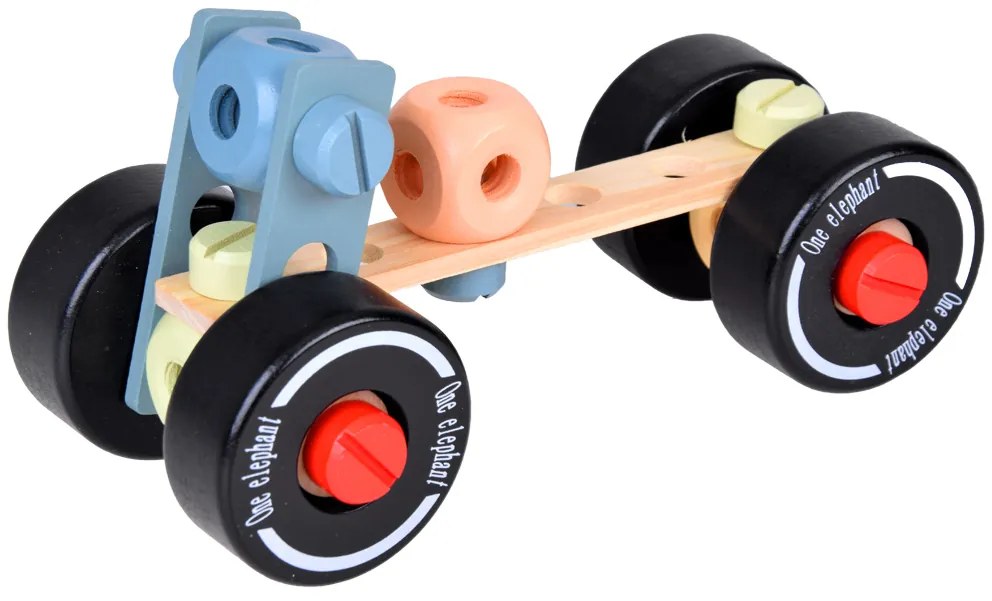 Drevená stavebnica Blocks Build Auto Towers 129 ks Jokomisiada ZA5381