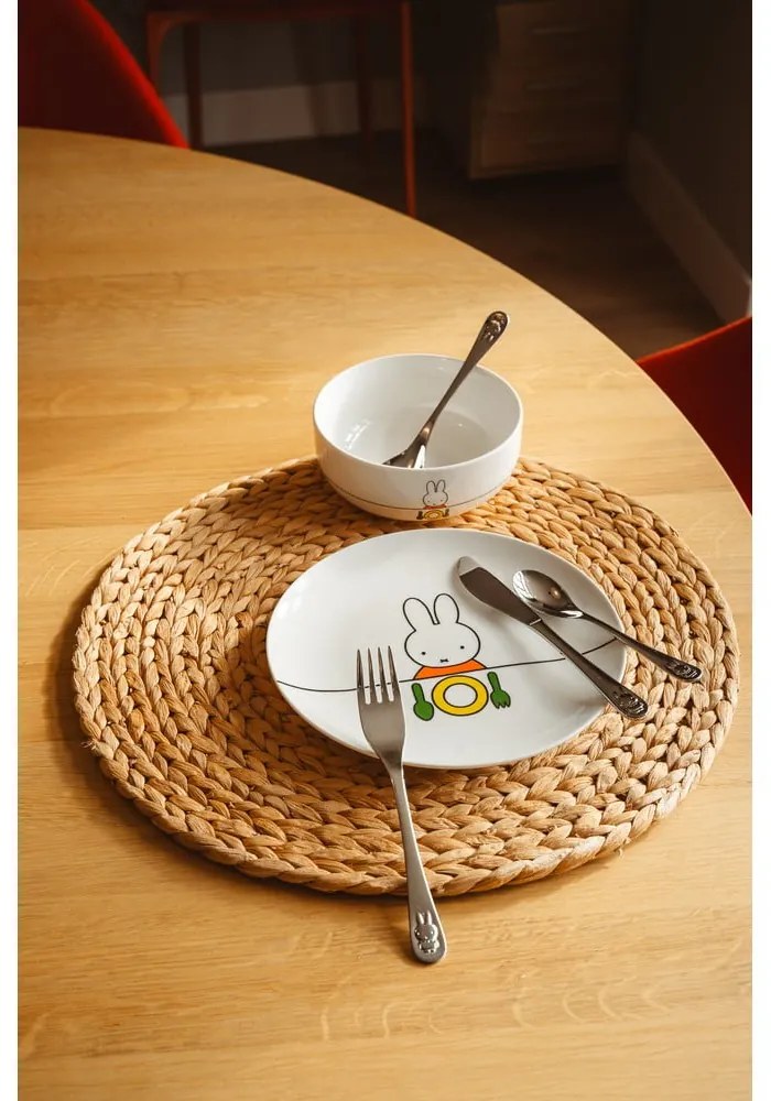 Porcelánová detská jedálenská súprava 6 ks Miffy – Zilverstad