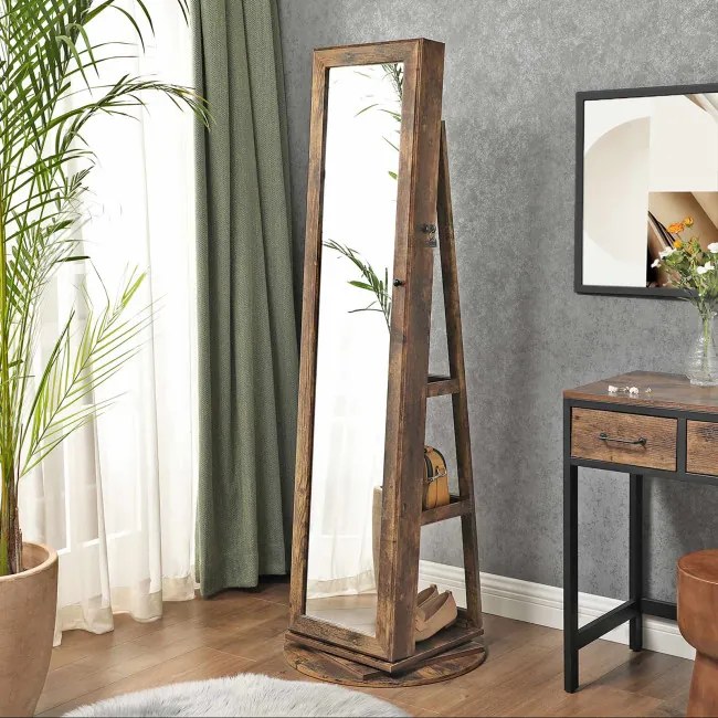 Otočná šperkovnica so zrkadlom JJC062K01