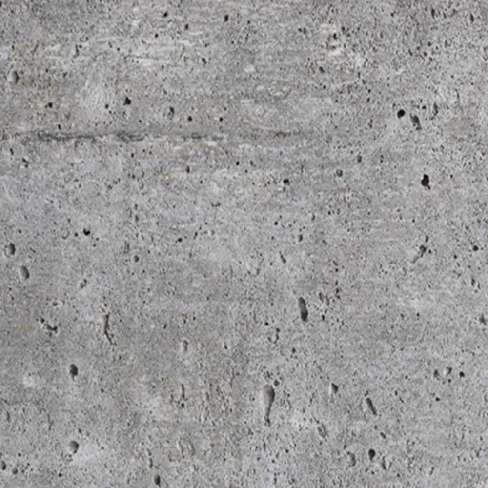 Ozdobný paraván Šedá betonová zeď - 145x170 cm, štvordielny, obojstranný paraván 360°