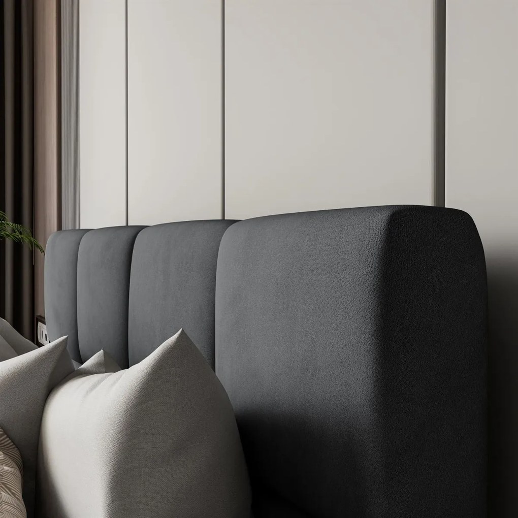 LUISI 160X200 ČALÚNENÁ POSTEĽ S ÚLOŽNÝM PRIESTOROM JASMINE 96