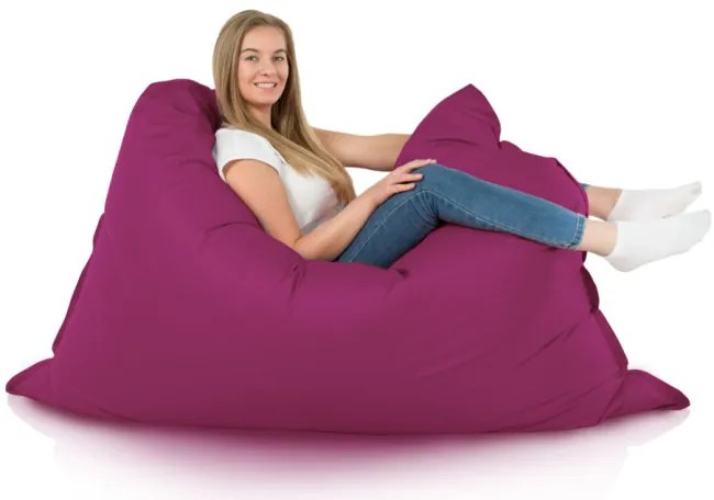 Vankúš na sedenie fuchsiovy nylon