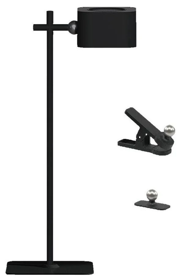 LED Stmievateľná magnetická stolná lampa 4v1 LED/3W/5V 3000-6000K 1800 mAh čierna