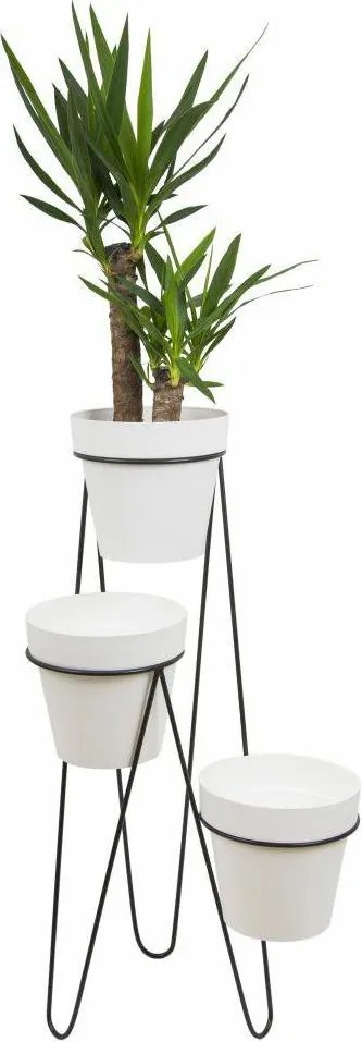 STOJAN NA KVETINÁČ TRIPOD 95X45X24 CM ČIERNA