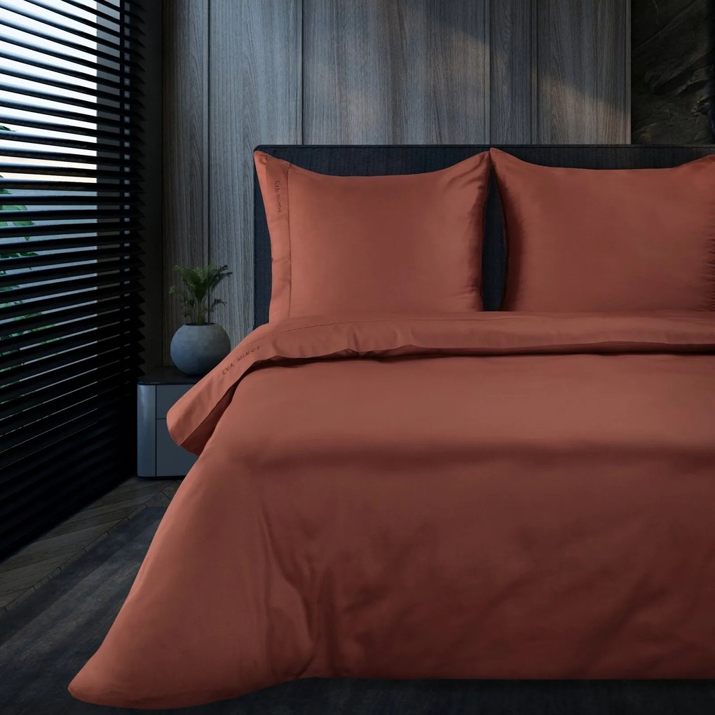 MAKOSATÉNOVÉ OBLIEČKY EVA MINGE ELEGANT1I 160X200 CM, 2 KS 70X80 CM MARSALA