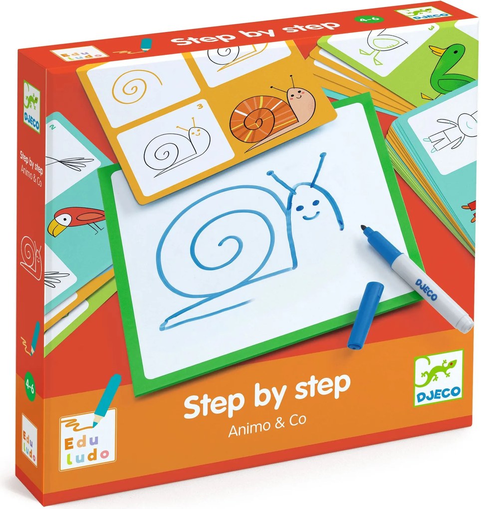 Eduludo – Maľovanie krok za krokom – Zvieratá