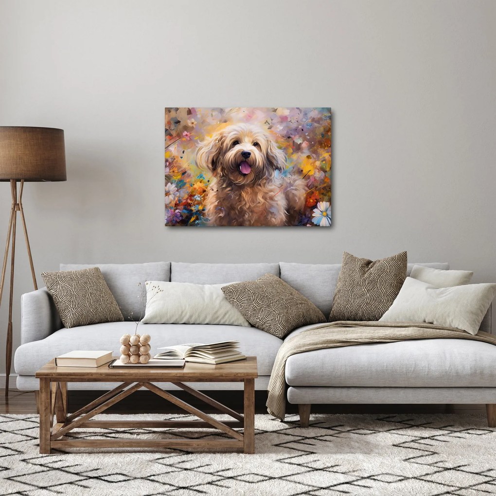 Obraz - Šťastný pes II. (70x50 cm)