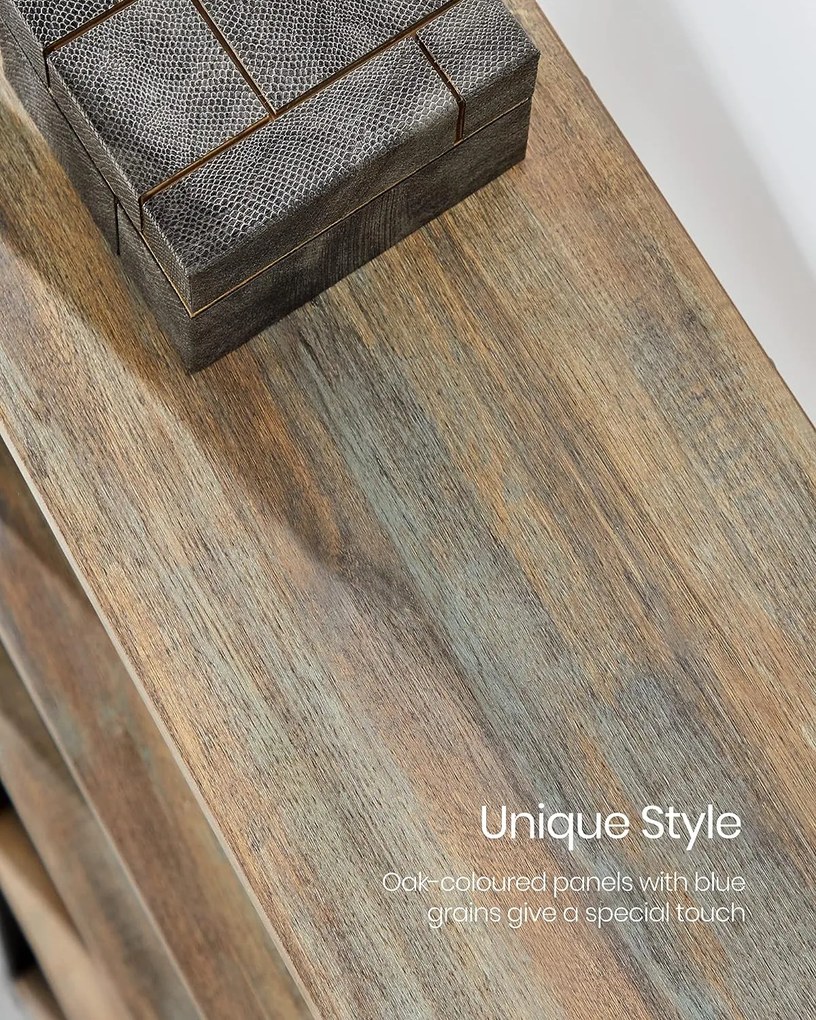 Knižnica so 14 úložnými policami VASAGLE LLS107B60